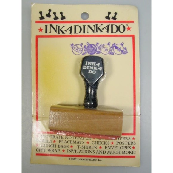 INKADINKADO Christmas ornaments Rubber Stamp DIY Christmas card party invitation - Picture 2 of 3